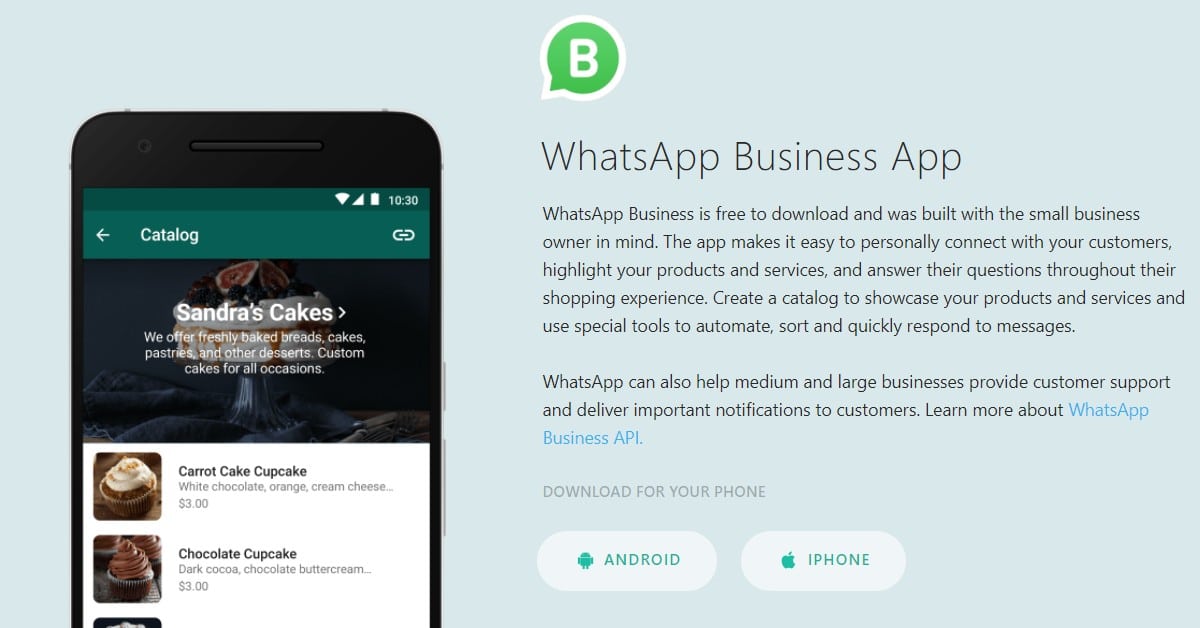 whatsapp business app download for laptop