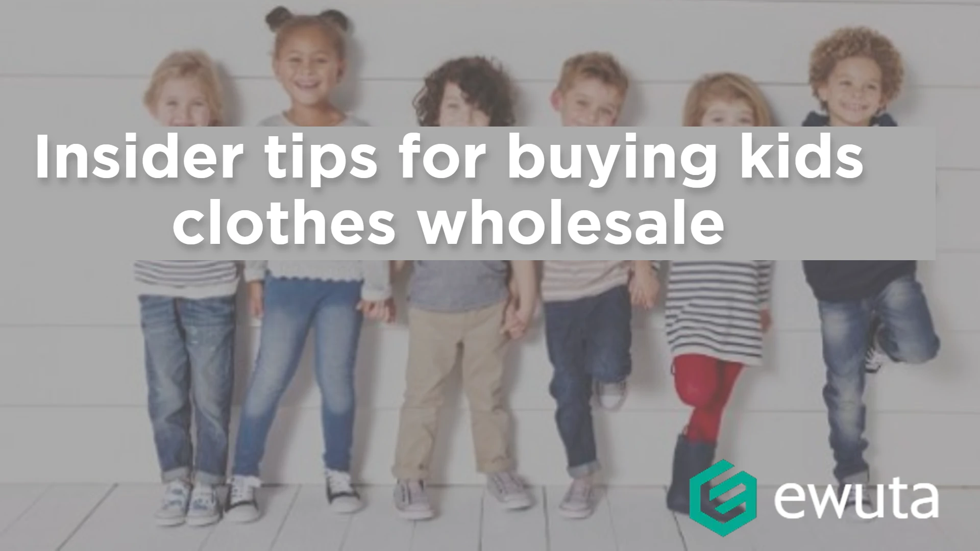 Tips for buying kid's clothes wholesale